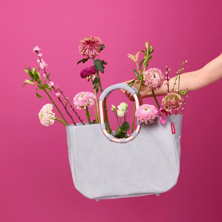 Productafbeelding reisenthel Winkelmand Loopshopper L Twist Sky Rose Lichtgrijs