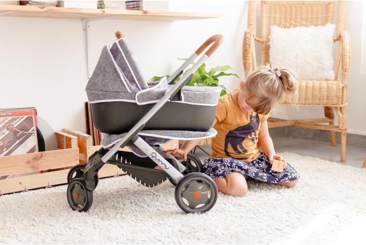 Produktbild Smoby Quinny 3in1 Kinderwagen grau