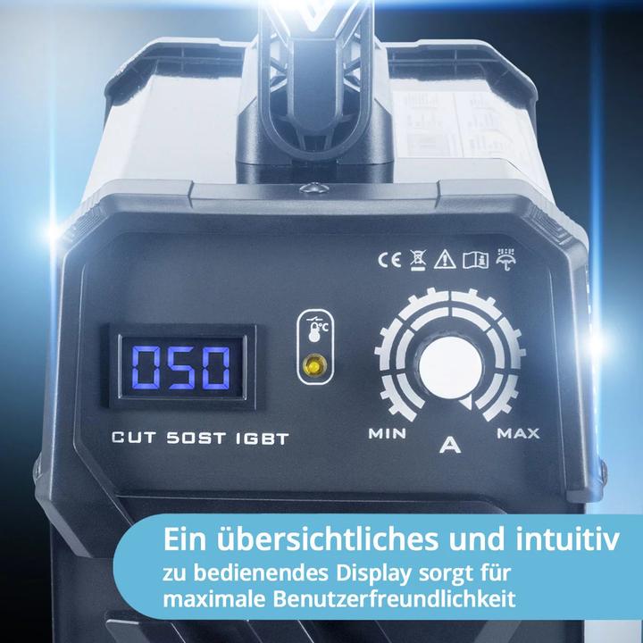 Actual product image Stahlwerk Plasma cutter CUT 50 ST IGBT with 50 amps, up to 14mm cutting capacity