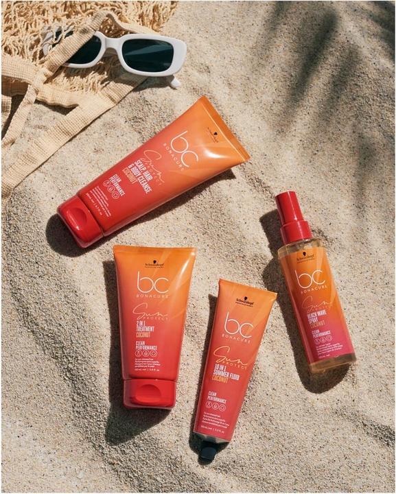 Immagine prodotto Schwarzkopf BC Sun Protect - Scap, Hair & Body Cleanse Coconut (200 ml, Shampoo liquido)