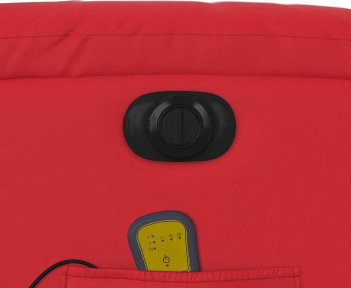 Produktbild VidaXL Massagesessel Elektrisch Sessel Fernsehsessel Relaxsessel Rot Kunstleder