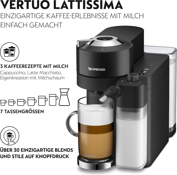 Immagine prodotto De'Longhi Nespresso Vertuo Lattissima (NESPRESSO Vertuo)