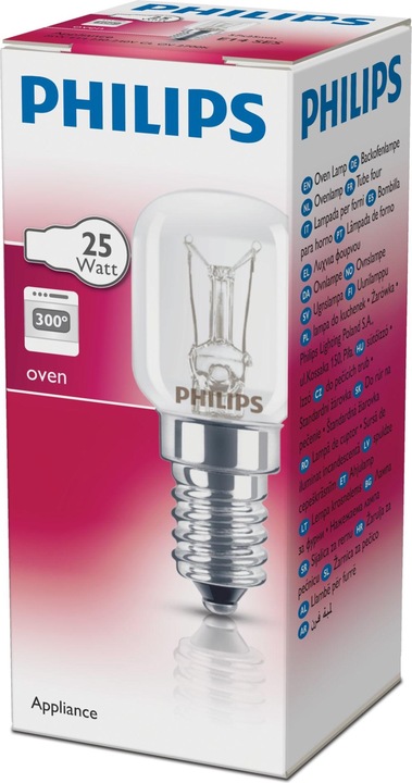 Actual product image Philips Oven lamp T25 (E14, 26 W, 172 lm, 1 x, G)