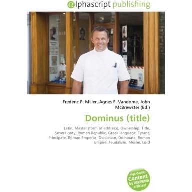 Dominus (title), Fachbücher