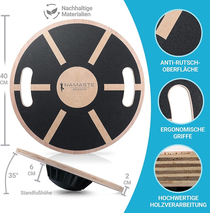 Actual product image Namaste Sports Balance Board