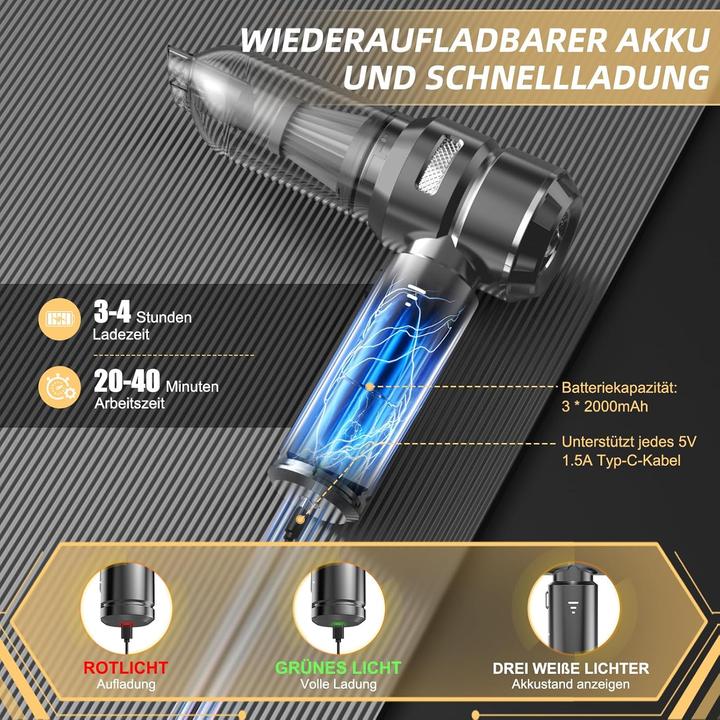 Produktbild Botatio Kabelloser Handstaubsauger