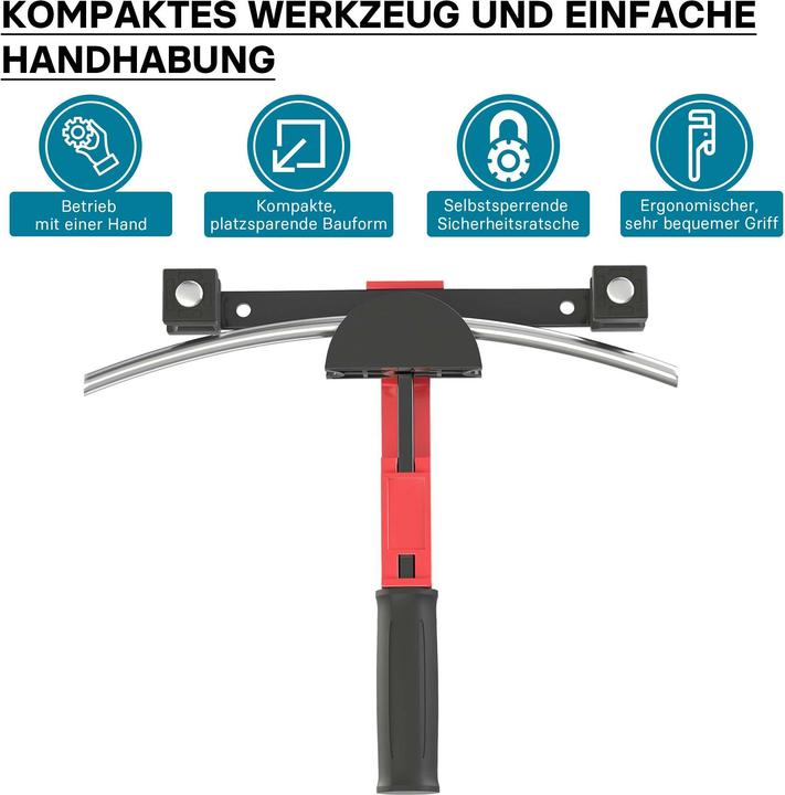 Actual product image Wiltec Hand tube bending machine (32 mm)