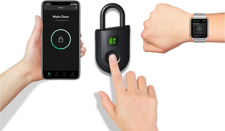 Immagine prodotto Igloohome Lucchetto Lite, impronta digitale, nero