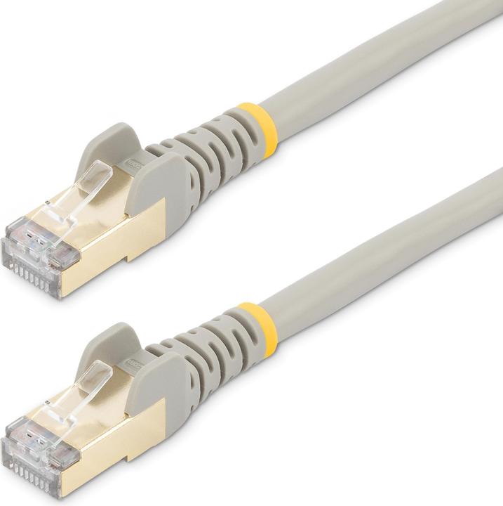 Image du produit StarTech Patch Cable Cat6a 0.5m Grey (STP, CAT6a, 0.50 m)