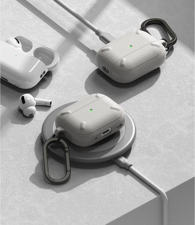 Actual product image Ringke Onyx case for AirPods Pro 2 armored case for headphones gray (Headphone sleeve)