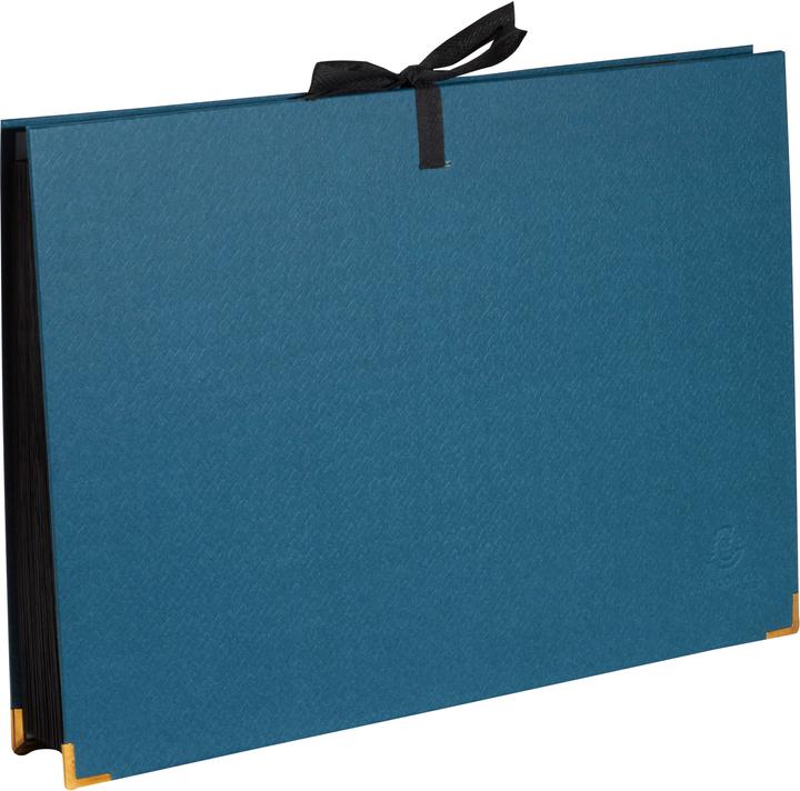 Image du produit Exacompta Trieur à rubans 18 compartiments OfficeByMe - Bleu canard (A4, 1 x)