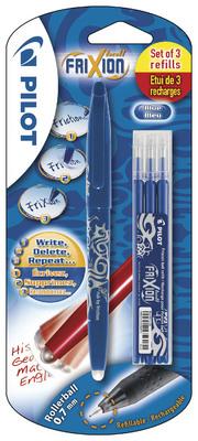 Produktbild Pilot FriXion Ball + 3x Refill (Blue, 1 x)