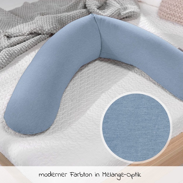 Produktbild Theraline Stillkissen "Das Original" mit Polyester Hohlfaser Füllung inkl. Bezug 190 cm (190 cm)