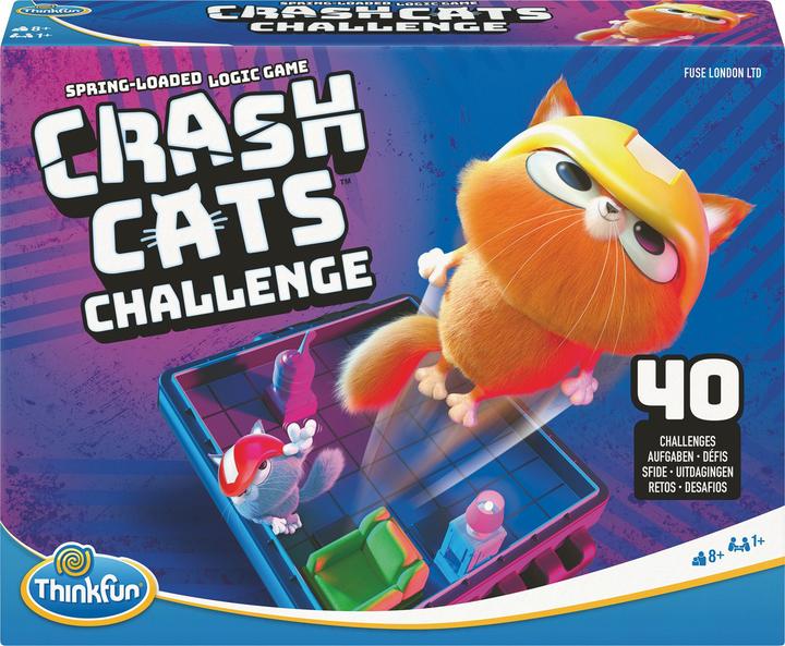 Image du produit Ravensburger ThinkFun Crash Cats Challenge - Logikspiel ab 8 Jahre (Italien, Néerlandais, Espagnol, Portugais, Anglais, Allemand, Français)
