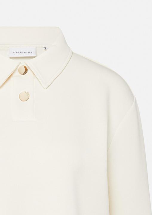 Produktbild Comma Sweatshirt Softes Sweatshirt mit Polokragen (40)