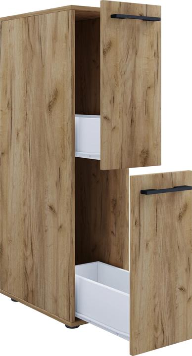 Actual product image VCM Bathroom Furniture Niche Cabinet Room Divider Bathroom Cabinet Midi Cabinet Drawer Sadilo L (25 x 50 cm)