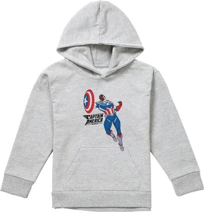 Produktbild Captain America Kapuzenpullover Zum Überziehen meliert (116)