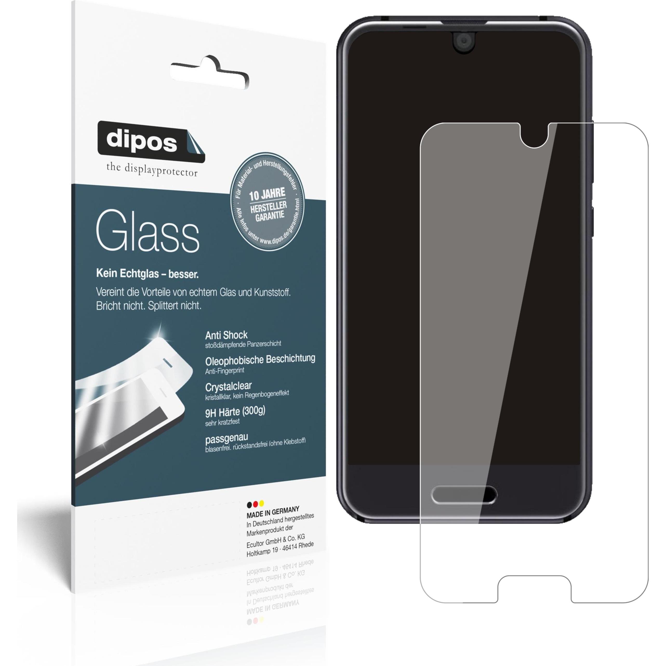 Thumbnail - Dipos Displayschutz Anti-Shock (1 Stück, Sharp Aquos R Compact), Smartphone Schutzfolie, Transparent