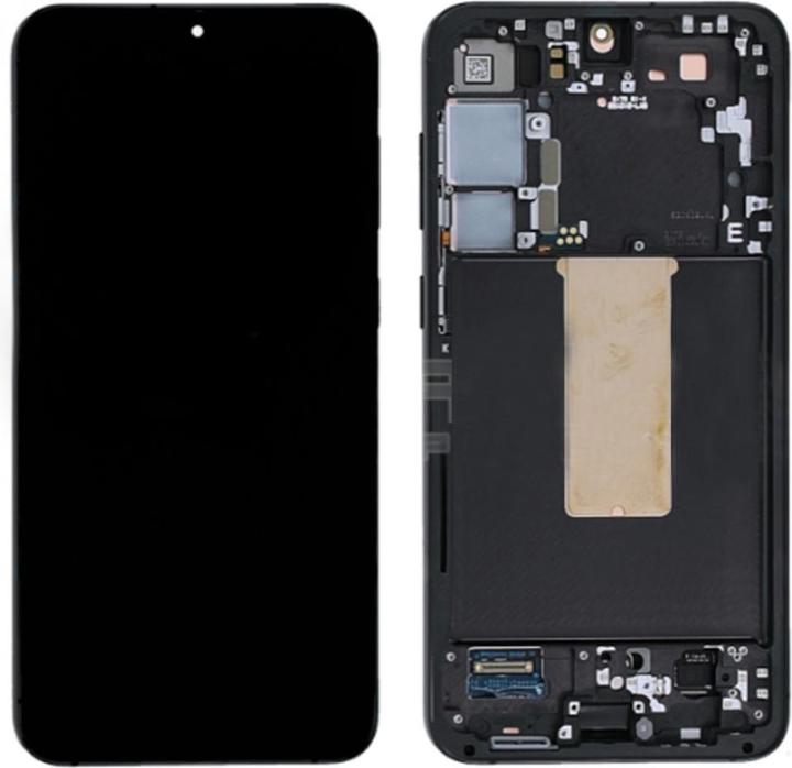 Actual product image Samsung LCD + Touch + Frame for S911B Galaxy S23 - black (Display, Samsung Galaxy S23)