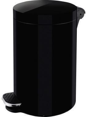 Actual product image Zwingo Pedal bin 20 litre steel round black (20 l)