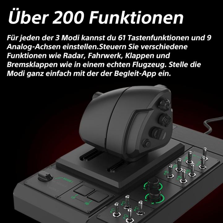 Image du produit HORI HOTAS Flight Control System & Mount (noir, pour PC) (Windows)