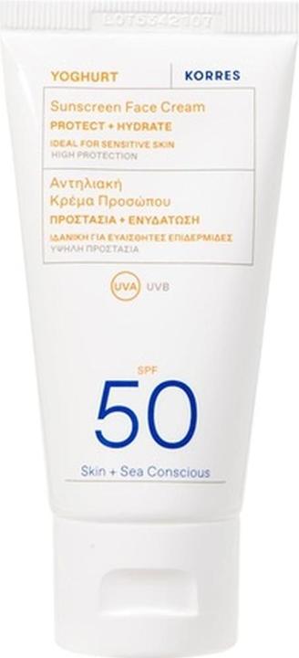 Korres Yoghurt Sunscreen Face Cream SPF 50 (Sonnencreme, SPF 50, 50 ml)