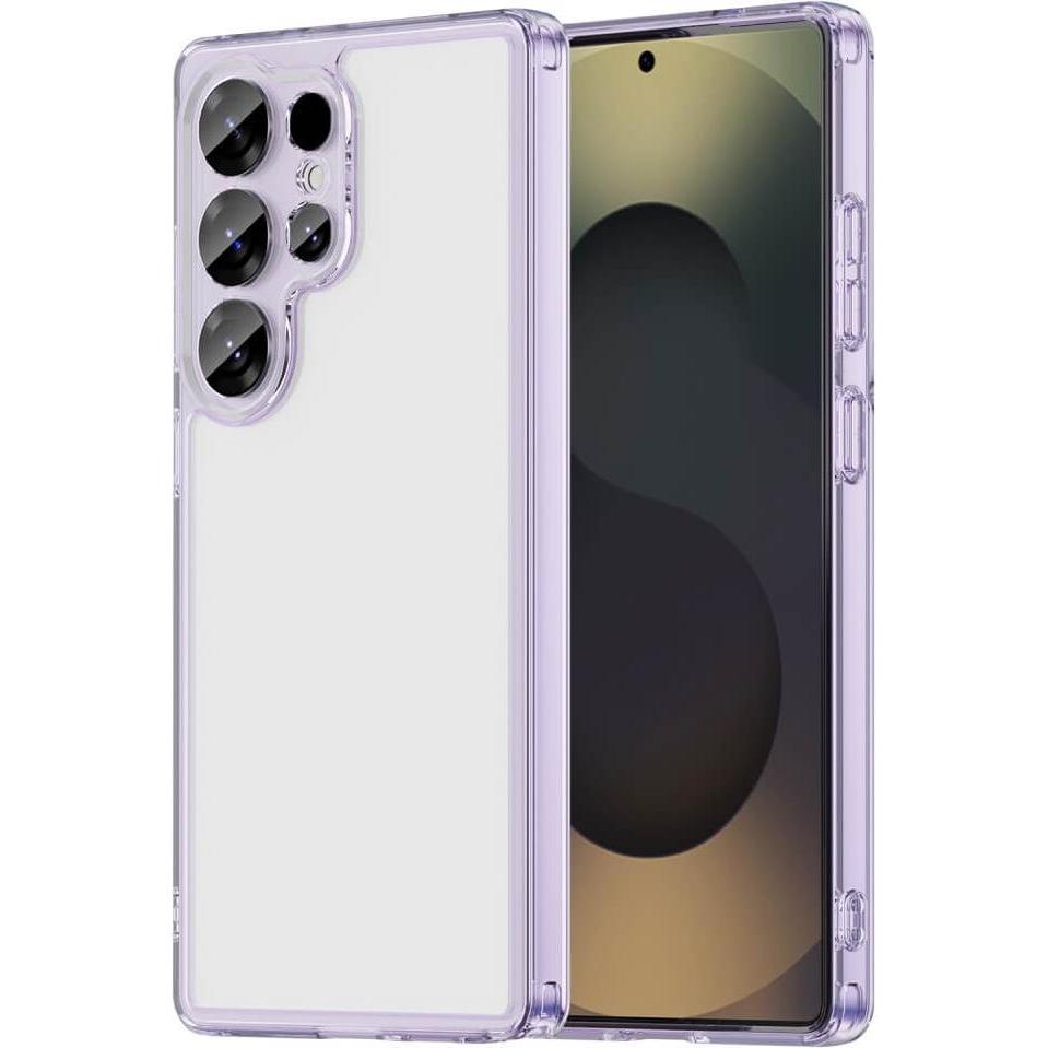 Cover-Discount Galaxy S25 Ultra - Acryl-Handyhülle mit Bumper und Kameraschutz (Samsung Galaxy S25 Ultra), Cover smartphone, Viola