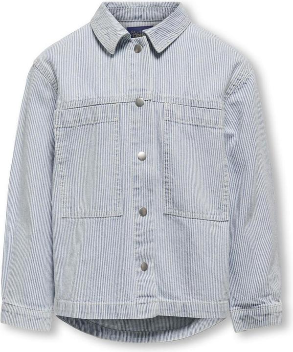 Actual product image Only Fly-away collar cuffs with button jacket denim jacket (140)