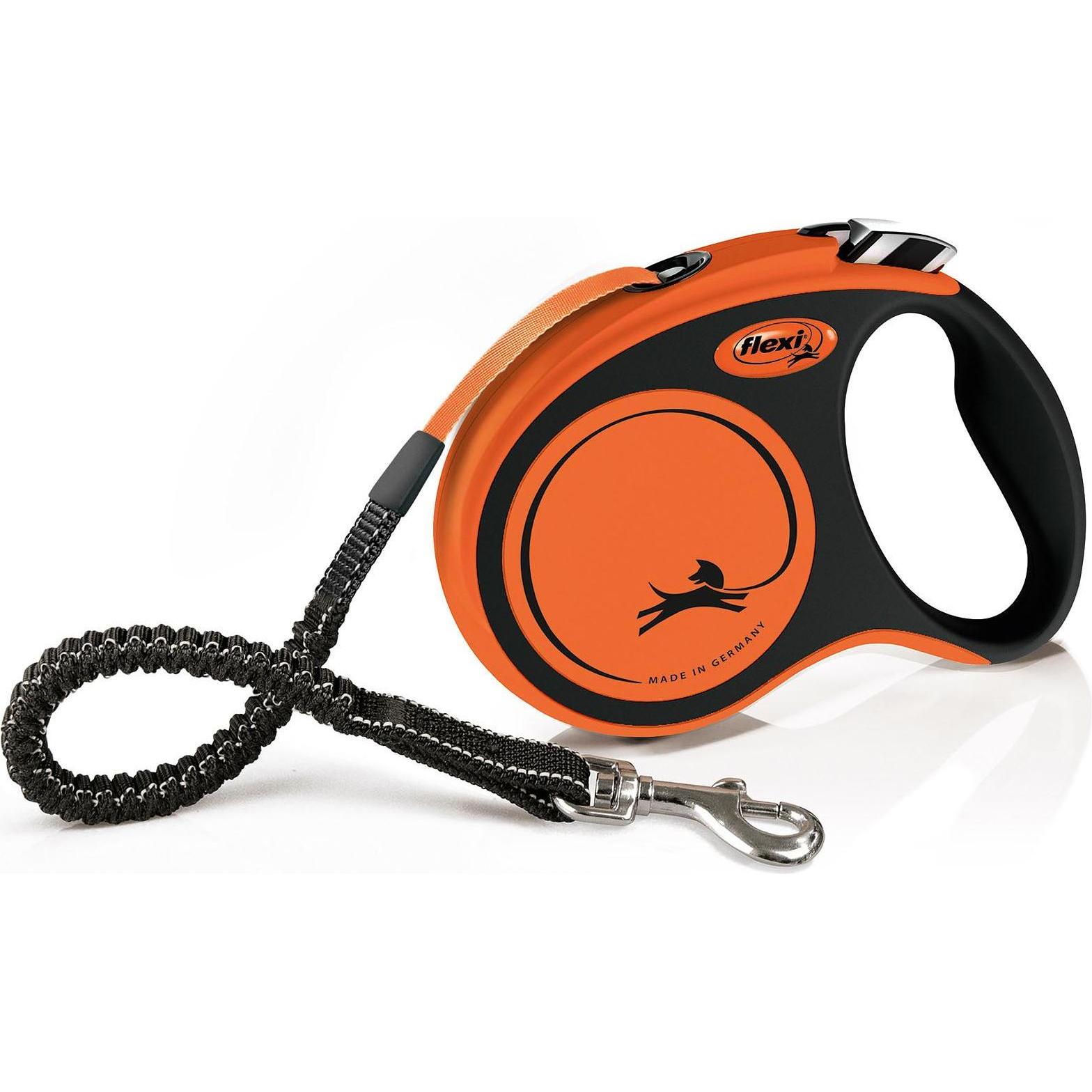 Meilleurs prix pour Laisse-sangle flexi Xtreme orange, 5m pour chien - taille S : jusqu'à 20kg