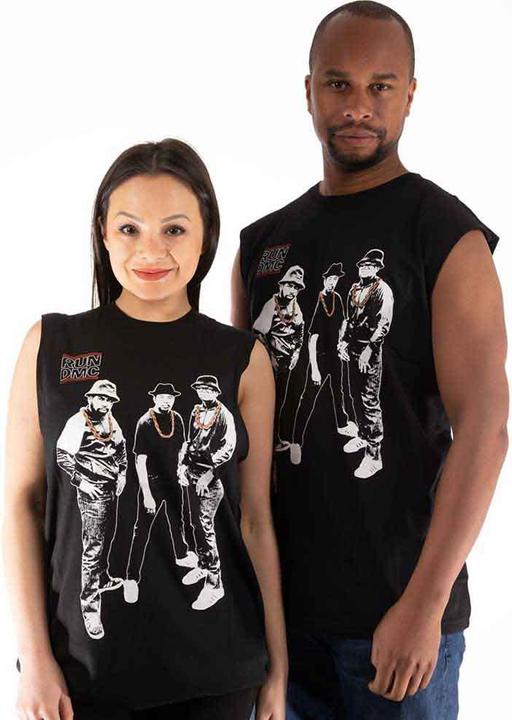 Produktbild Run DMC Gold Chains Photo (Black) Vest (XL)