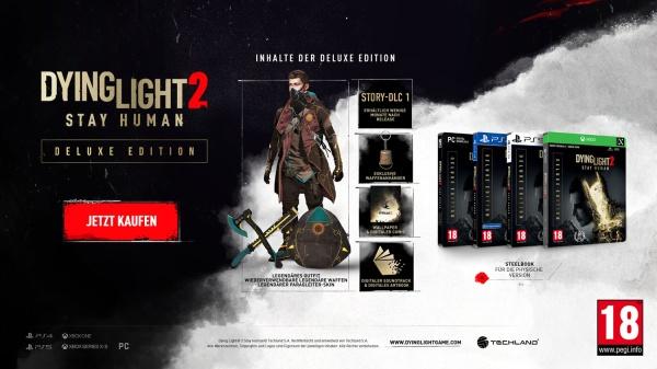 Actual product image Techland Dying Light 2 Stay Human - Deluxe Edition (PC, FR, DE)