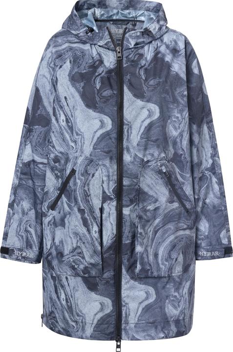 Produktbild Ulla Popken Regenmantel, wasserdicht, A-Linie, Seiten-Zipper, Kapuze (58)
