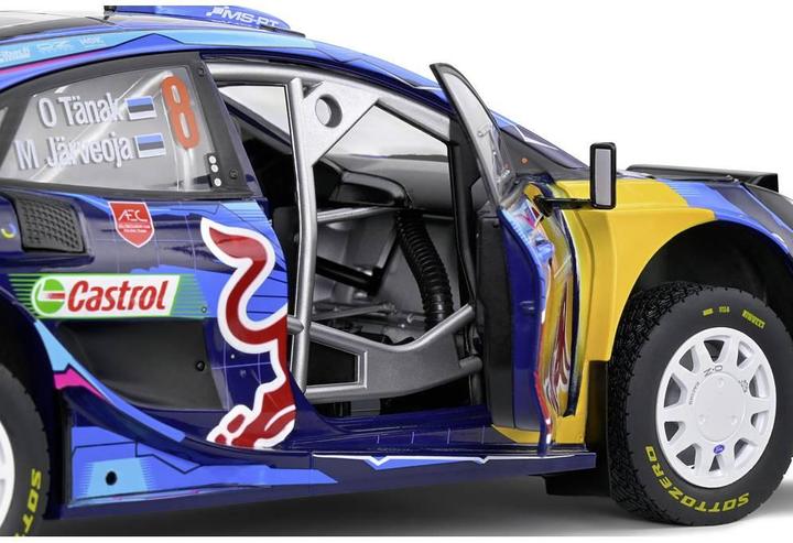 Actual product image Solido 1:18 Ford Puma Rally1 Hybrid #8 blue