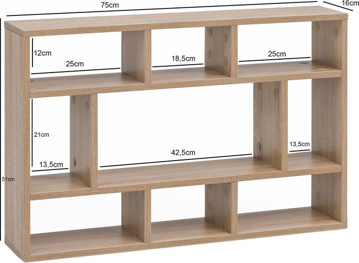 Image du produit Wohnling Rita (75 x 16 x 51 cm)