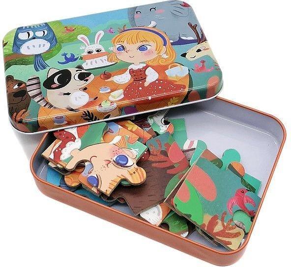 Adar 22 Puzzles in einer Metallbox (22 Teile)