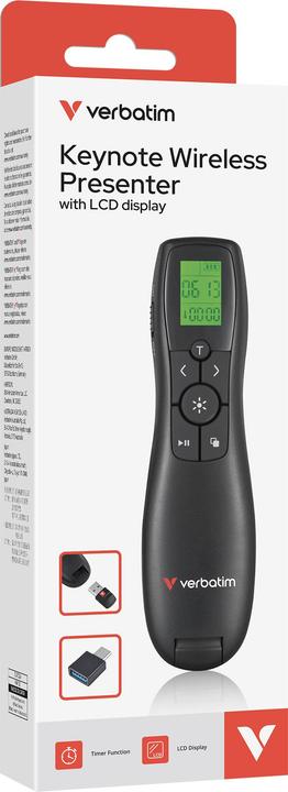 Produktbild Verbatim Keynote Wireless Presenter with LCD-Display