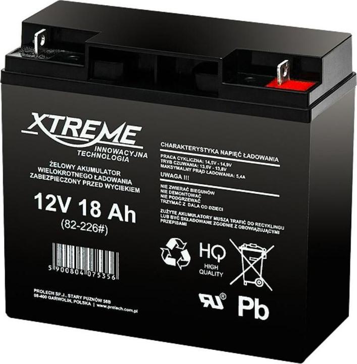 Image du produit Xtreme BLOW 82-226 Batterie 12V 18Ah