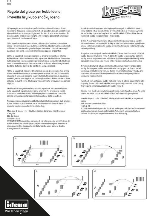 Actual product image Idena Nordmann Game 21 pieces FSC100% (2 - 12 Players)