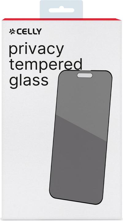 Actual product image Celly Privacy Full Iphone 15 Plus Bk (1 pcs., Apple iPhone 15 Plus)