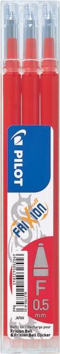 Produktbild Pilot FriXion Refill Set à 3 (Ersatzmine, Rot, 0.25 mm)