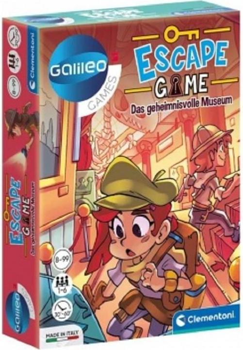Actual product image Clementoni Galileo Escape The Mysterious Museum (German, 1 - 6 Players)