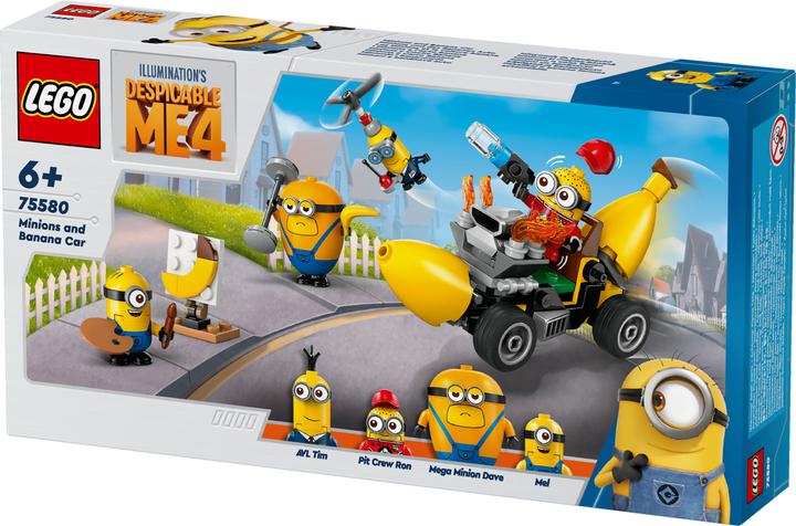 Actual product image LEGO Minions and the banana car (75580, LEGO Minions)