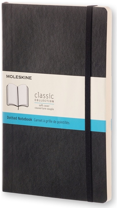 Produktbild Moleskine L (A5, Gepunktet, Weicher Einband)