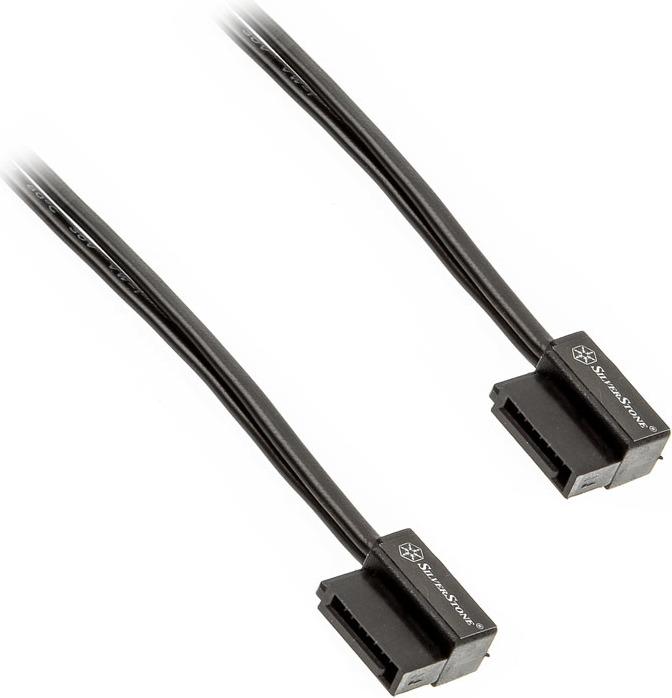 Actual product image Silverstone SST-CP11B Super Low Profile SATA Cable