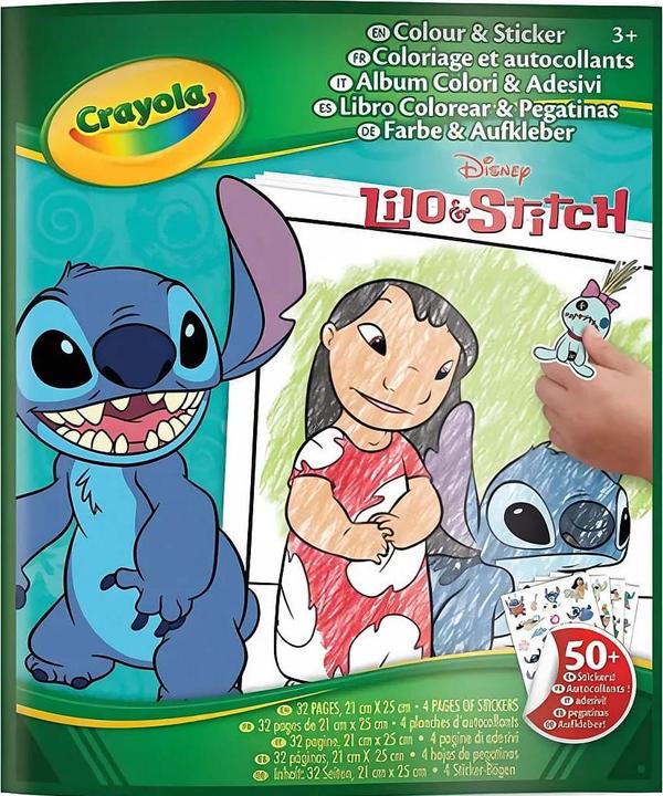Produktbild Crayola CR Color & Sticker Book Lilo&Stitch