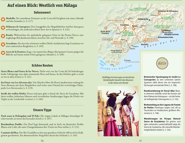 Actual product image Reise-Handbuch Reiseführer Andalusien (German, Oliver Breda, Susanne Lipps, 2023)