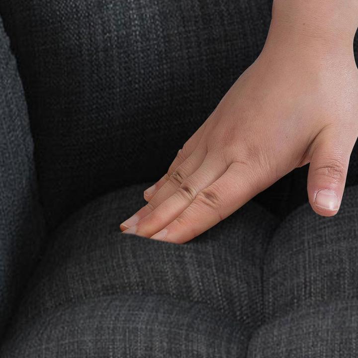 Actual product image CLP Barstool Damaso W Fabric, dark grey