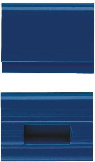 Immagine prodotto Elba Linguette colorate, in PVC, da agganciare, blu scuro per cartelle sospese verticali, dimensioni: