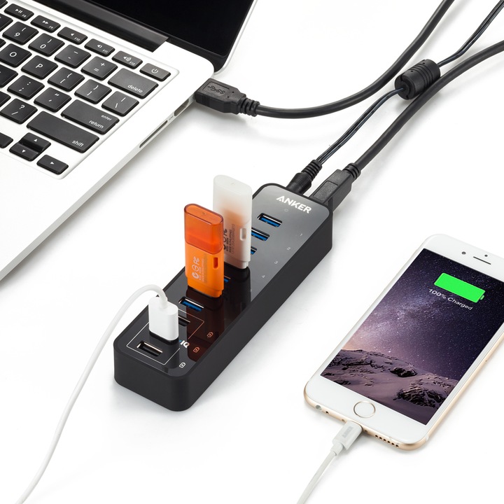 Produktbild Anker A7505312 (USB-B, 7 Ports)