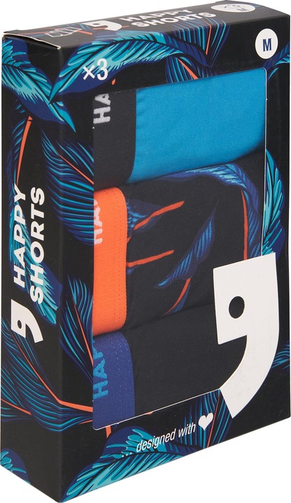 Actual product image Happy shorts Boxer shorts Casual Comfortable fit (XL, pack of 3)
